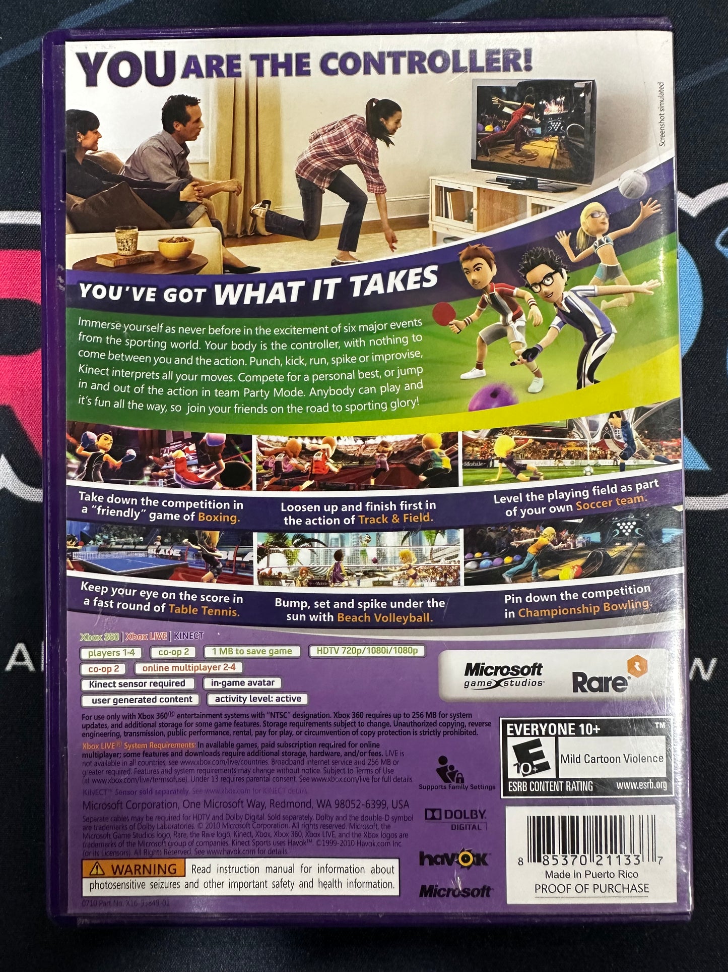 Kinect Sports Xbox 360