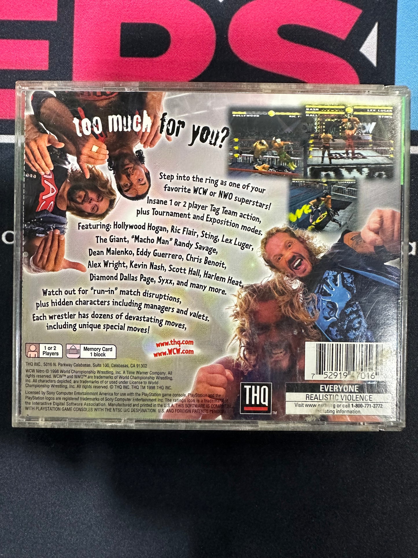 WCW Nitro Greatest Hits Edition PS