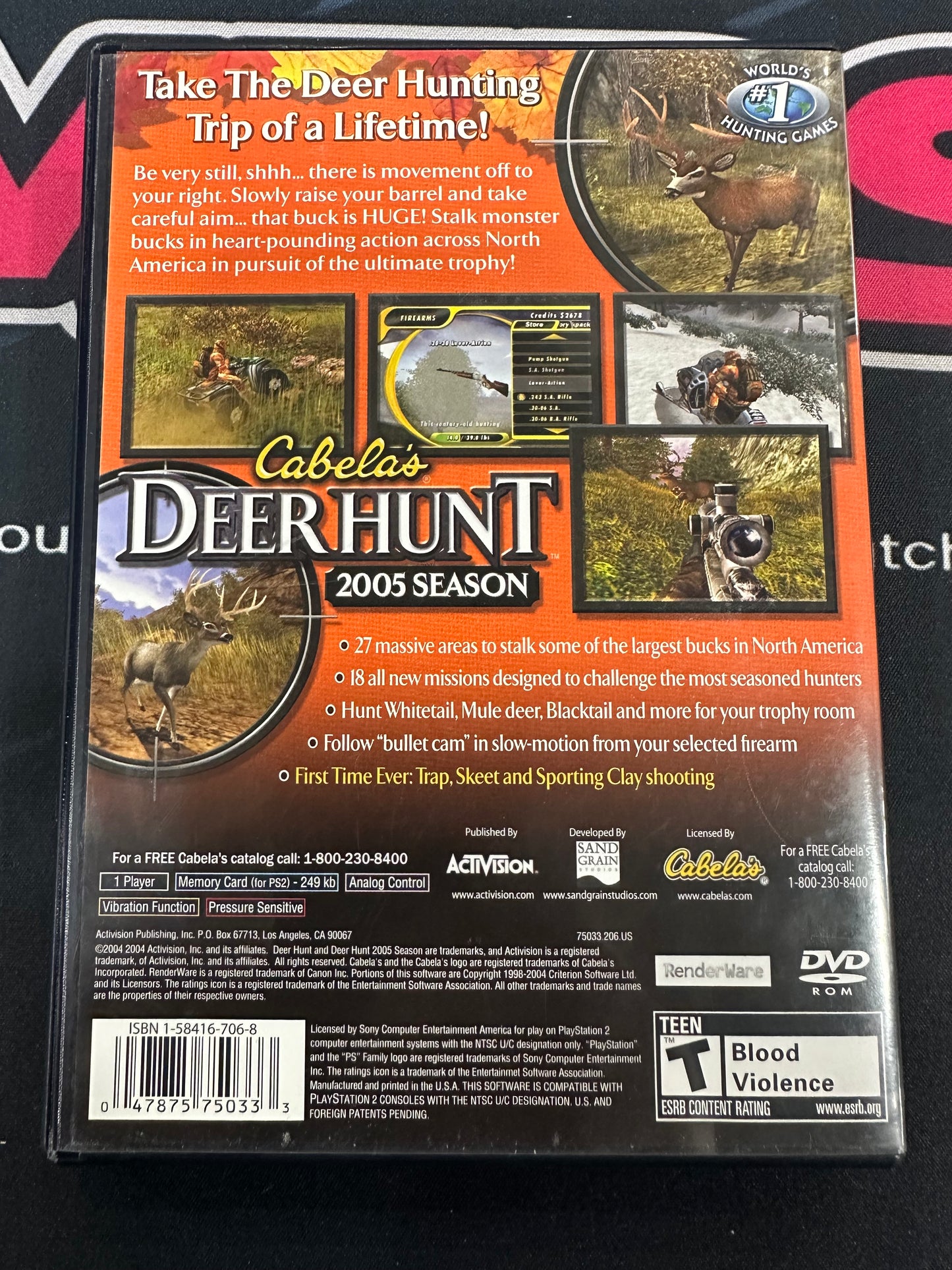 Cabelas Deer Hunt 2005 Season PS2