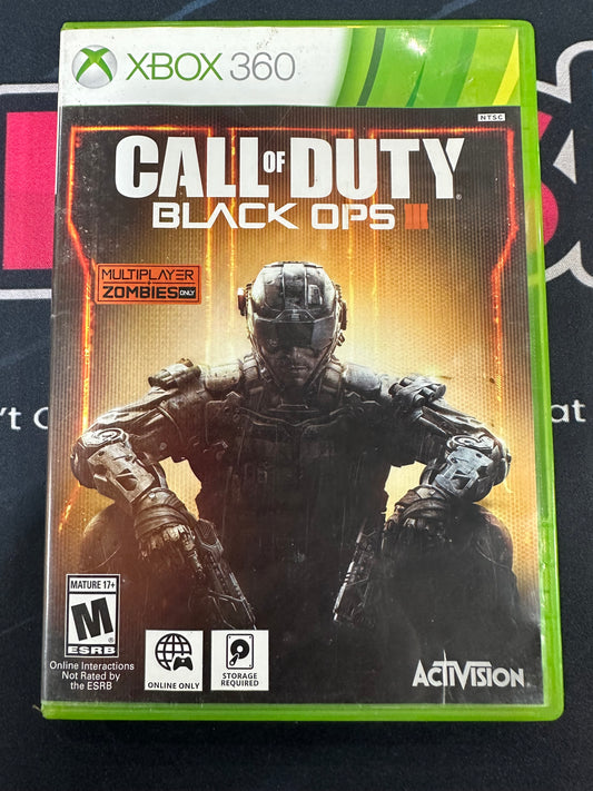 Call of Duty Black Ops III Multiplayer and Zombies ONLY Xbox 360