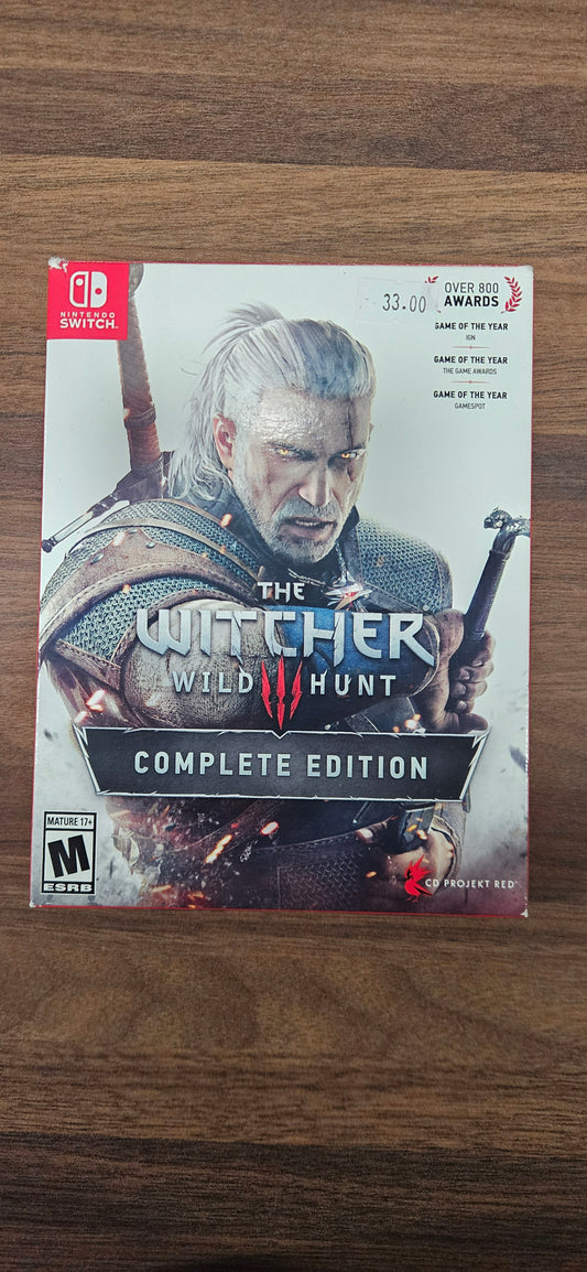 The Witcher 3 wild Hunt Complete Edition Switch