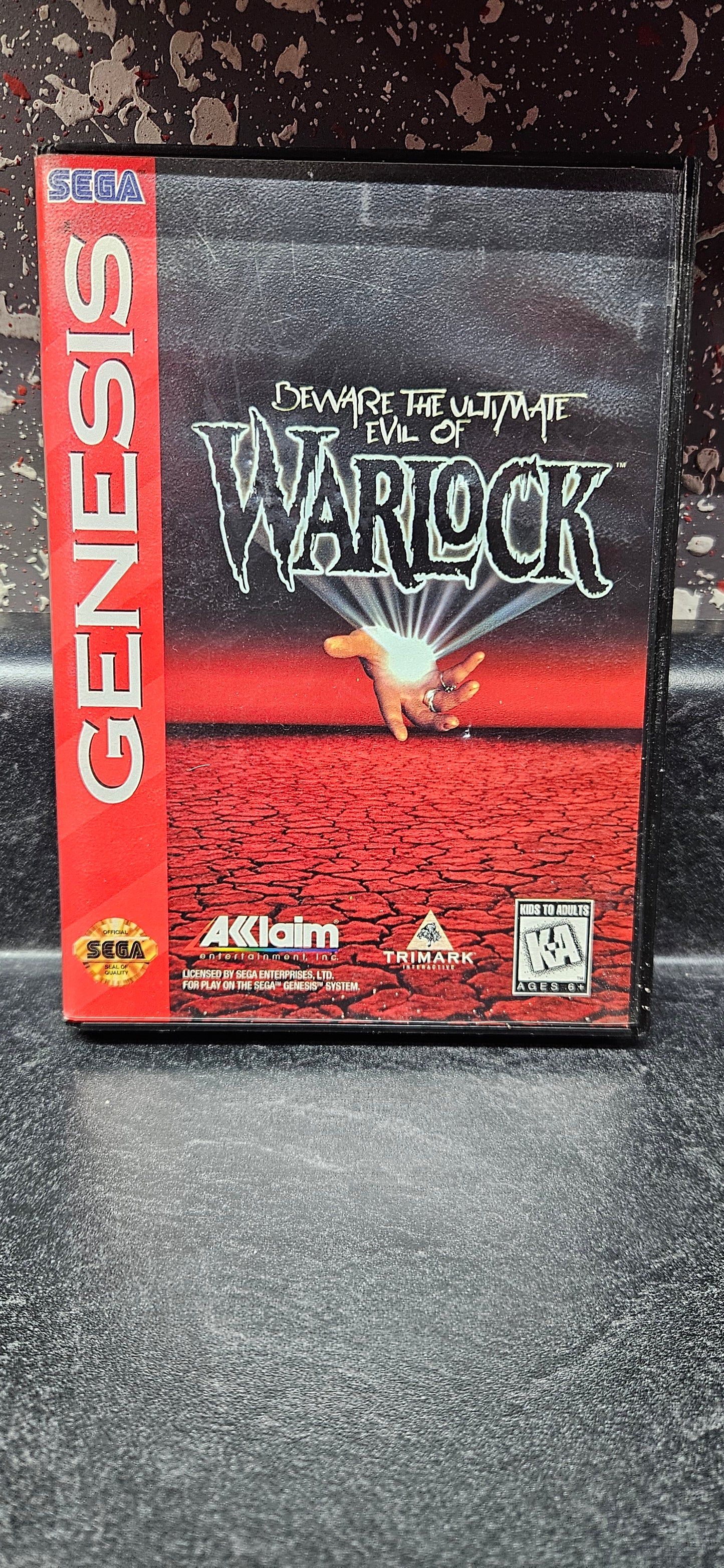 Beware of the Ultimate Evil of Warlock Sega CIB