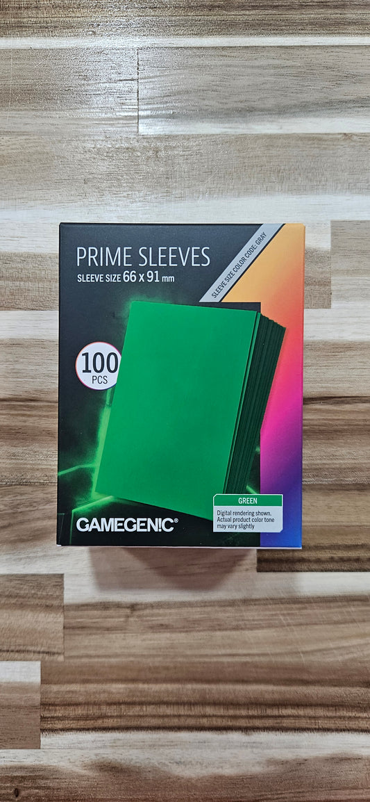 Prime Sleeves 100 CT Green