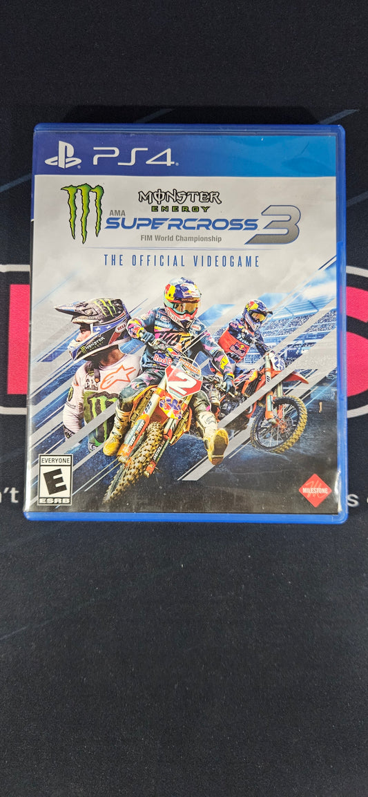 Monster Energy Supercross 3 FIM World Championship PS4