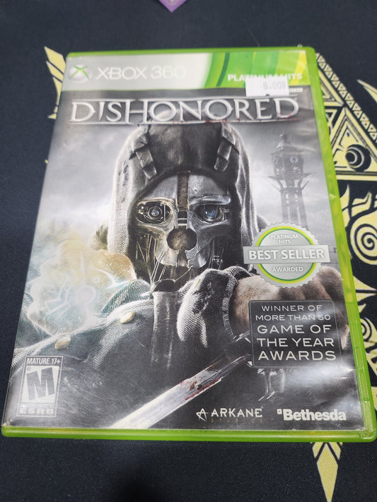 Dishonored platinum hits xbox 360