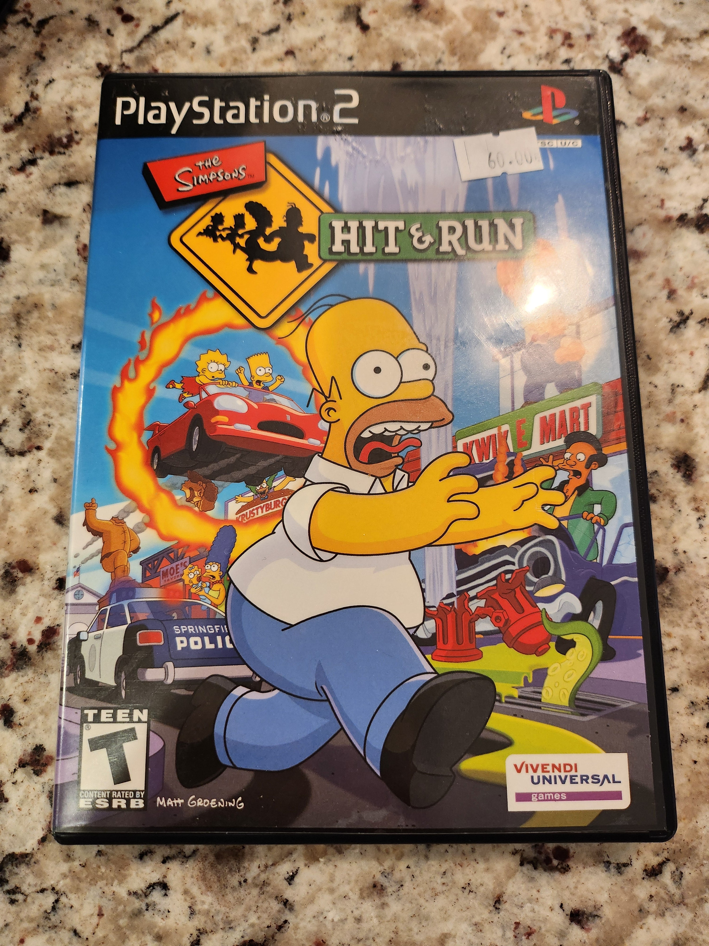 Simpsons Ps2 The simpsons hit & run ps2 – Gamers Row