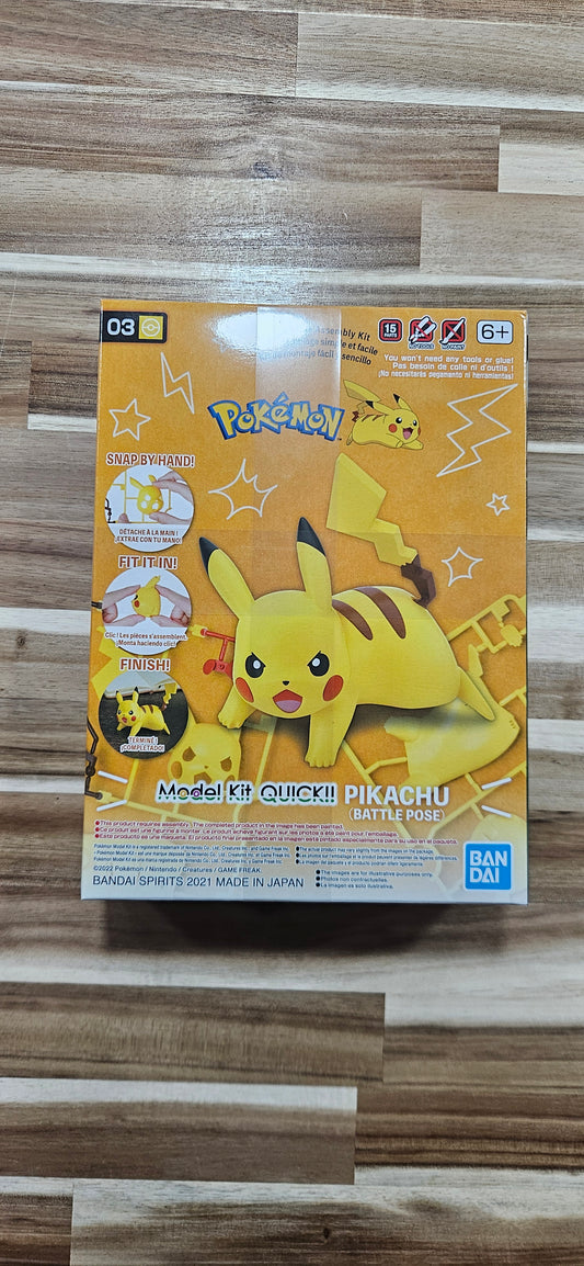 Pokemon Model Kit Battle Pikachu