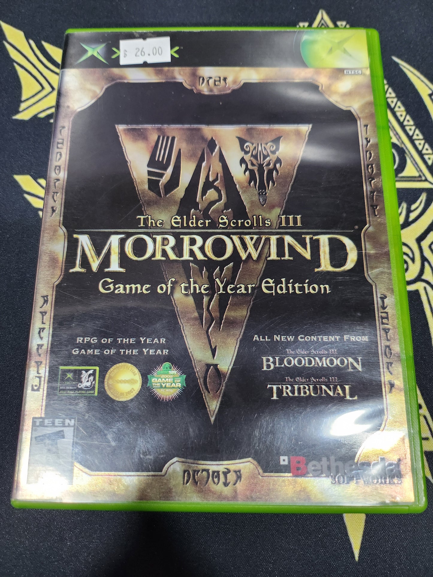 The elder scrolls III morrowind goty edition xbox