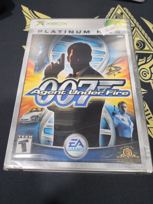 007 agent under fire xbox platinum hits (sealed)