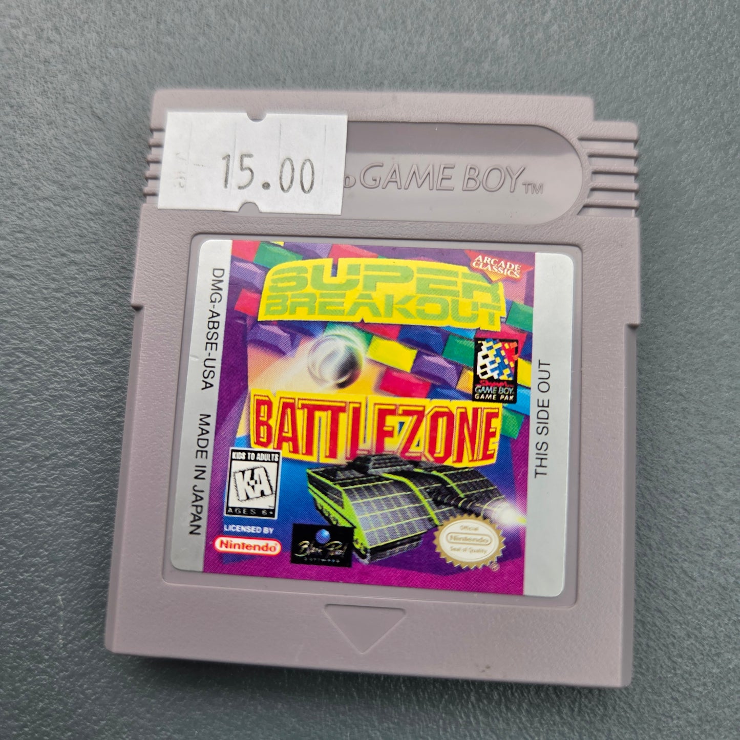 Super Breakout and Battlezone GB