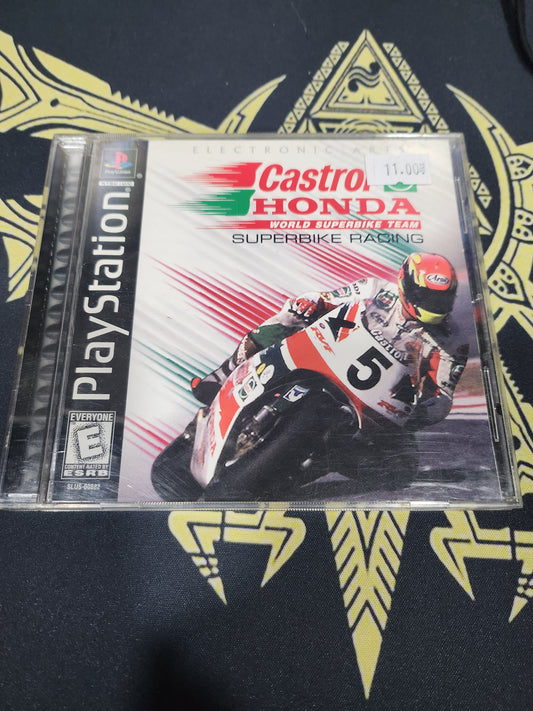 Castrol honda Superbike racing playstation