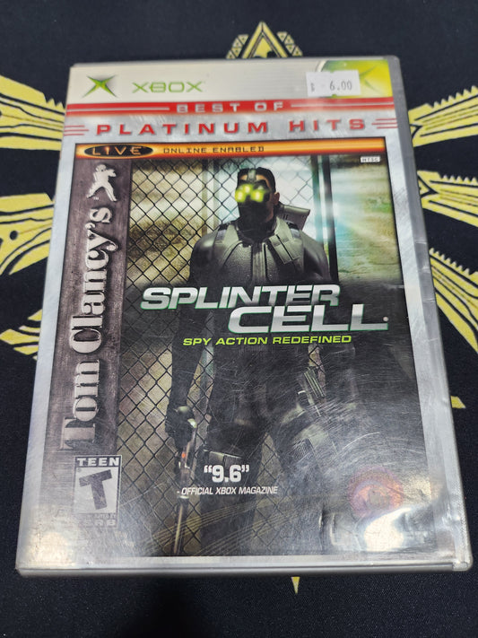 Splinter cell best of platinum hits xbox