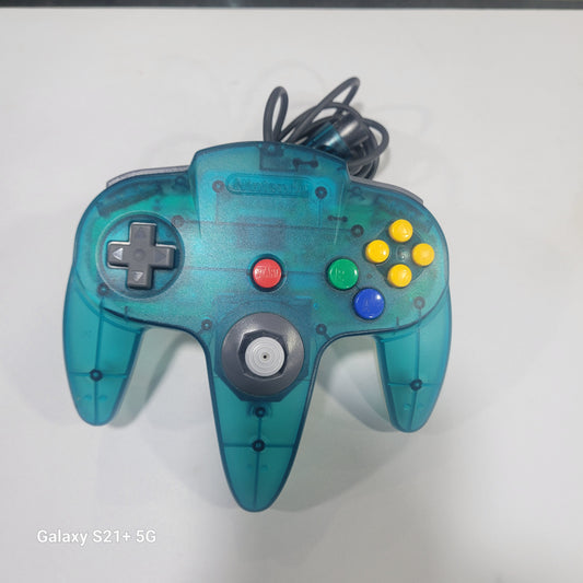 N64 White & Blue OEMN64 clear white & Blue controller JPN OEM