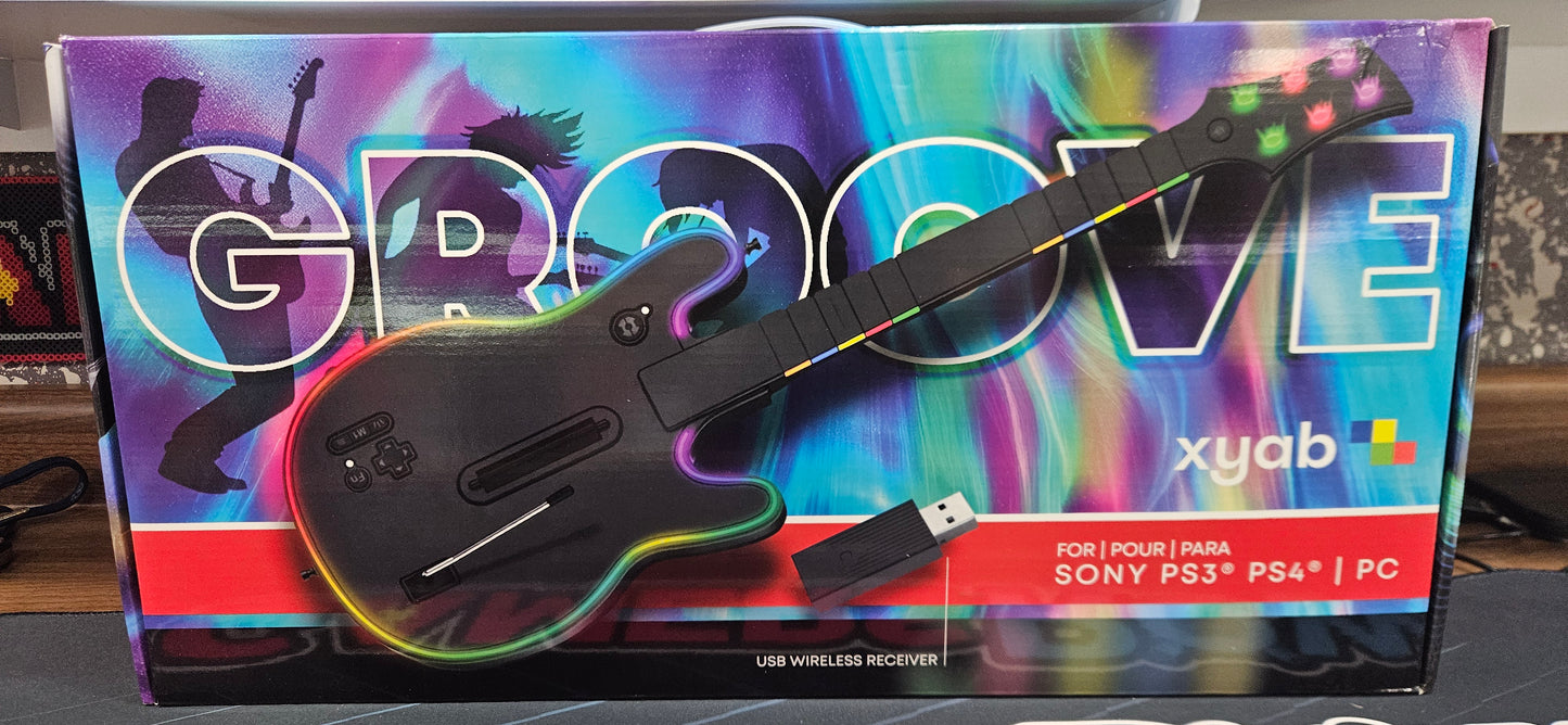 xyab Groove Wireless Guitar Controller PC/PS3/PS4