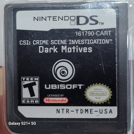 CSI: Crime scene investigation Dark Motives