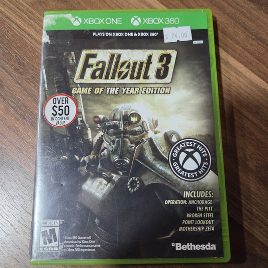 Fallout 3 Game of the year edition