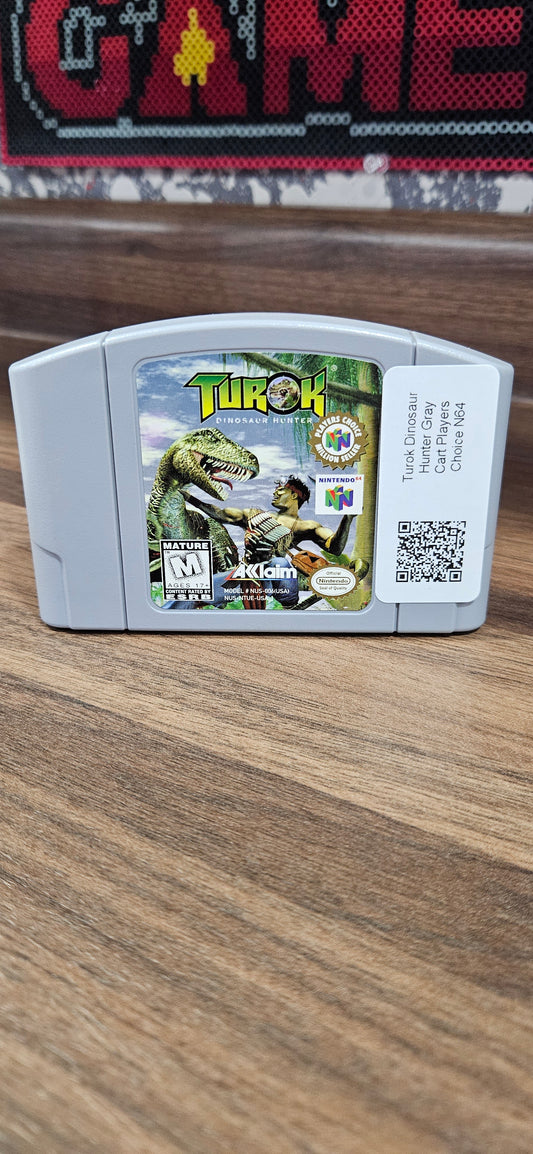 Turok Dinosaur Hunter Players Choice N64