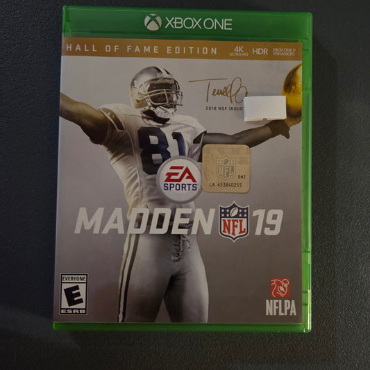 Madden 19 Hall of Fame Edition