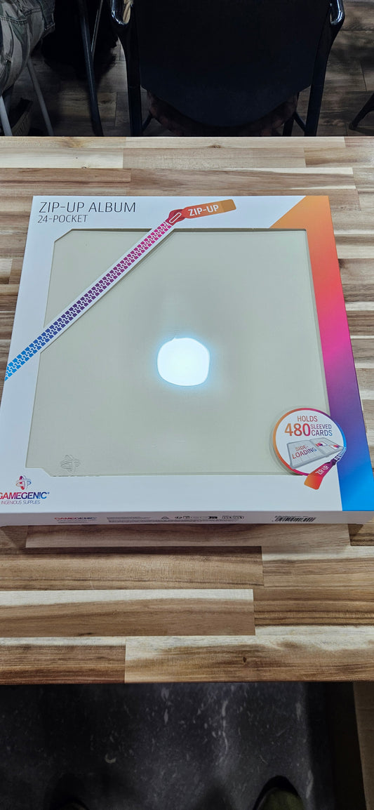 Gamegenics 24 Pocket Binder White