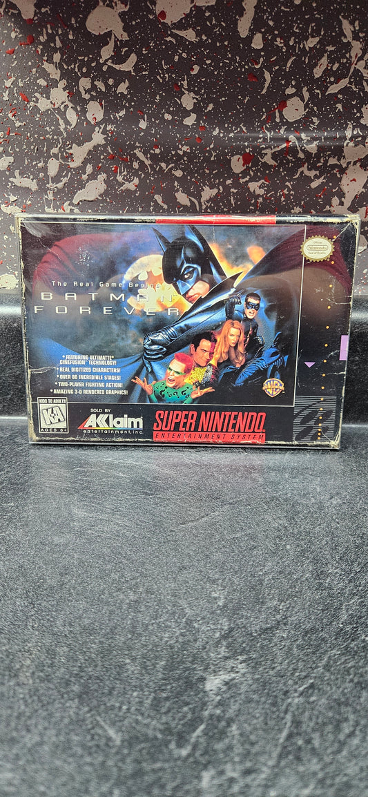 The Real Game Begins Batman Forever NES CIB