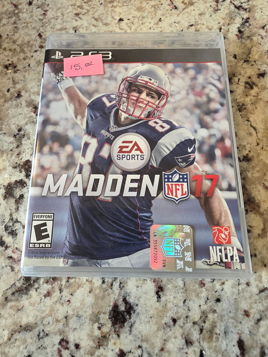 Madden nfl17 ps3
