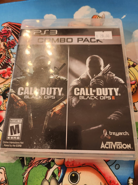 Call of duty black ops and black ops 2 combo pack ps3