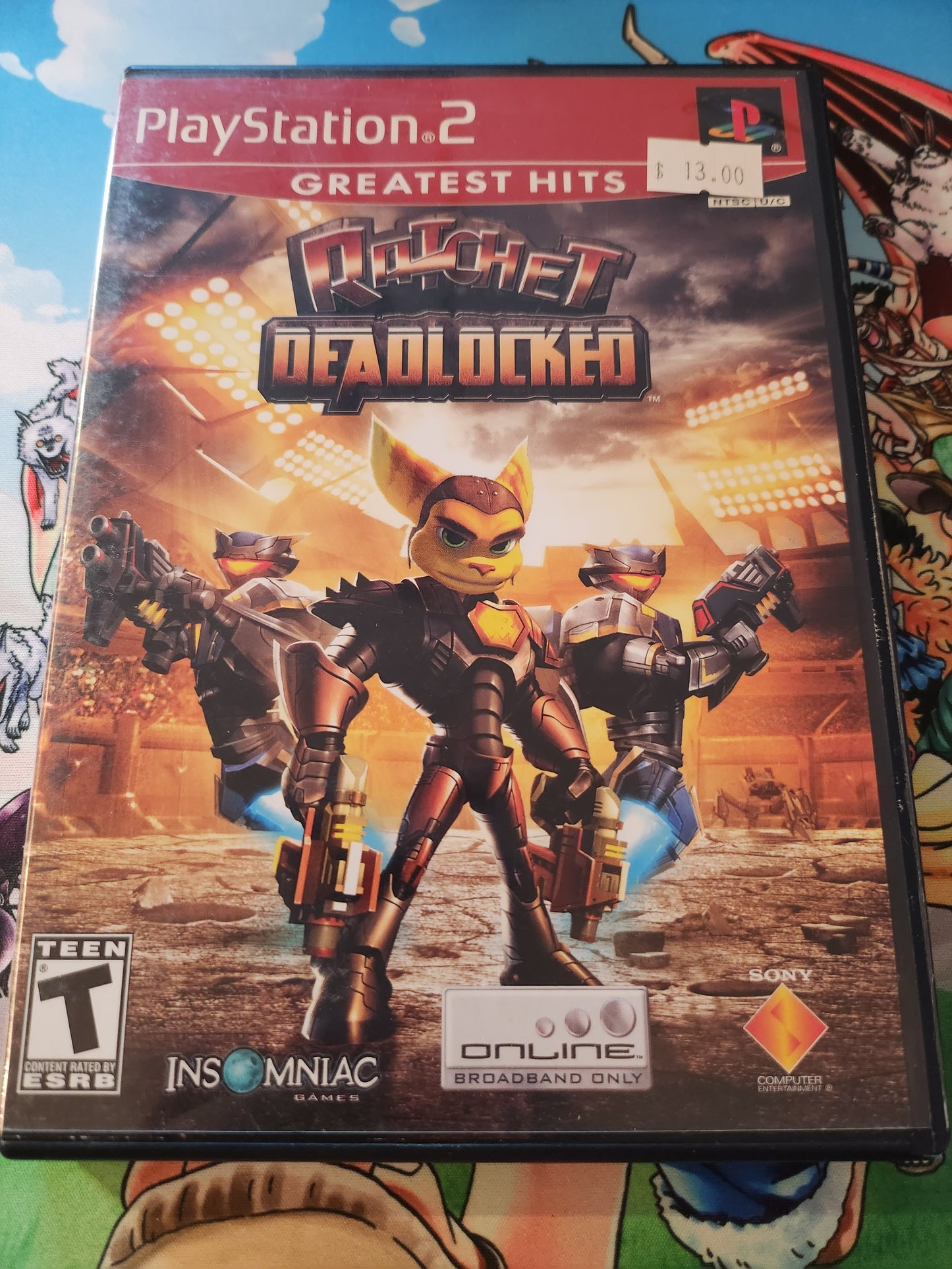 Ratchet deadlocked greatest hits ps2