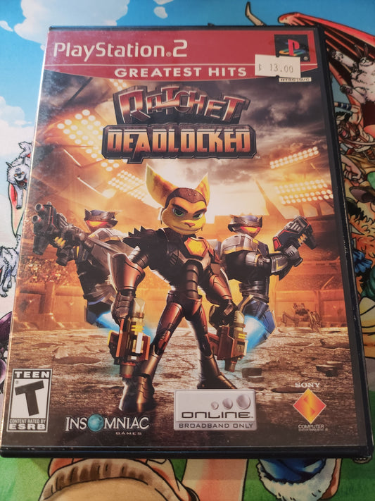 Ratchet deadlocked greatest hits ps2