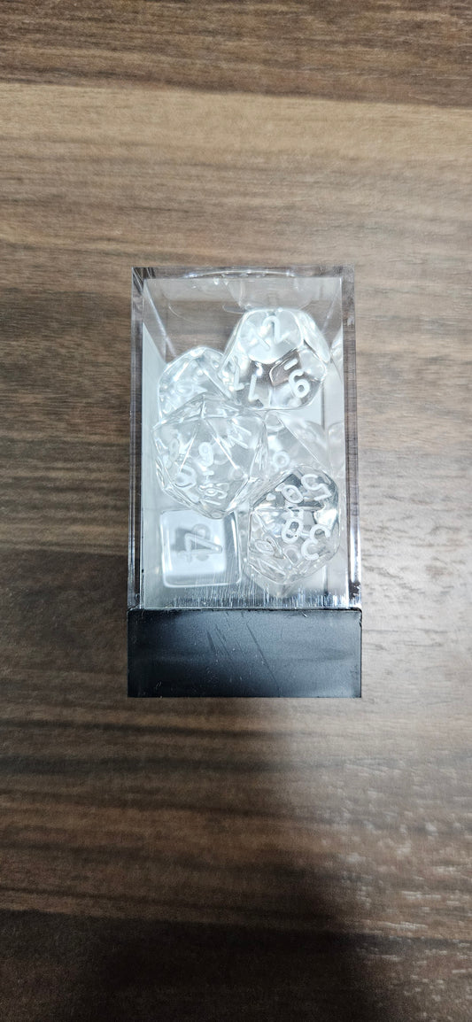 Clear Translucent 7-Die Set