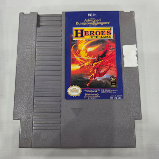 Advance Dungeons and Dragons Heros of the lance NES