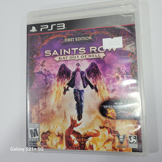 Saints Row Gat out of Hell.    First Edition
