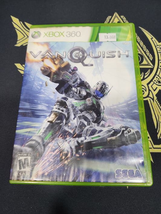 Vanquish xbox 360 (water damaged manual)