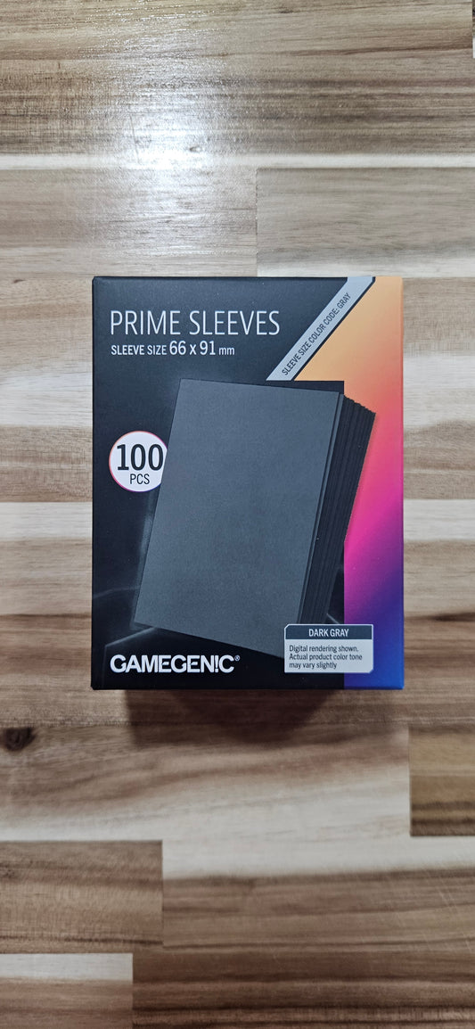 Prime Sleeves 100 CT Dark Gray