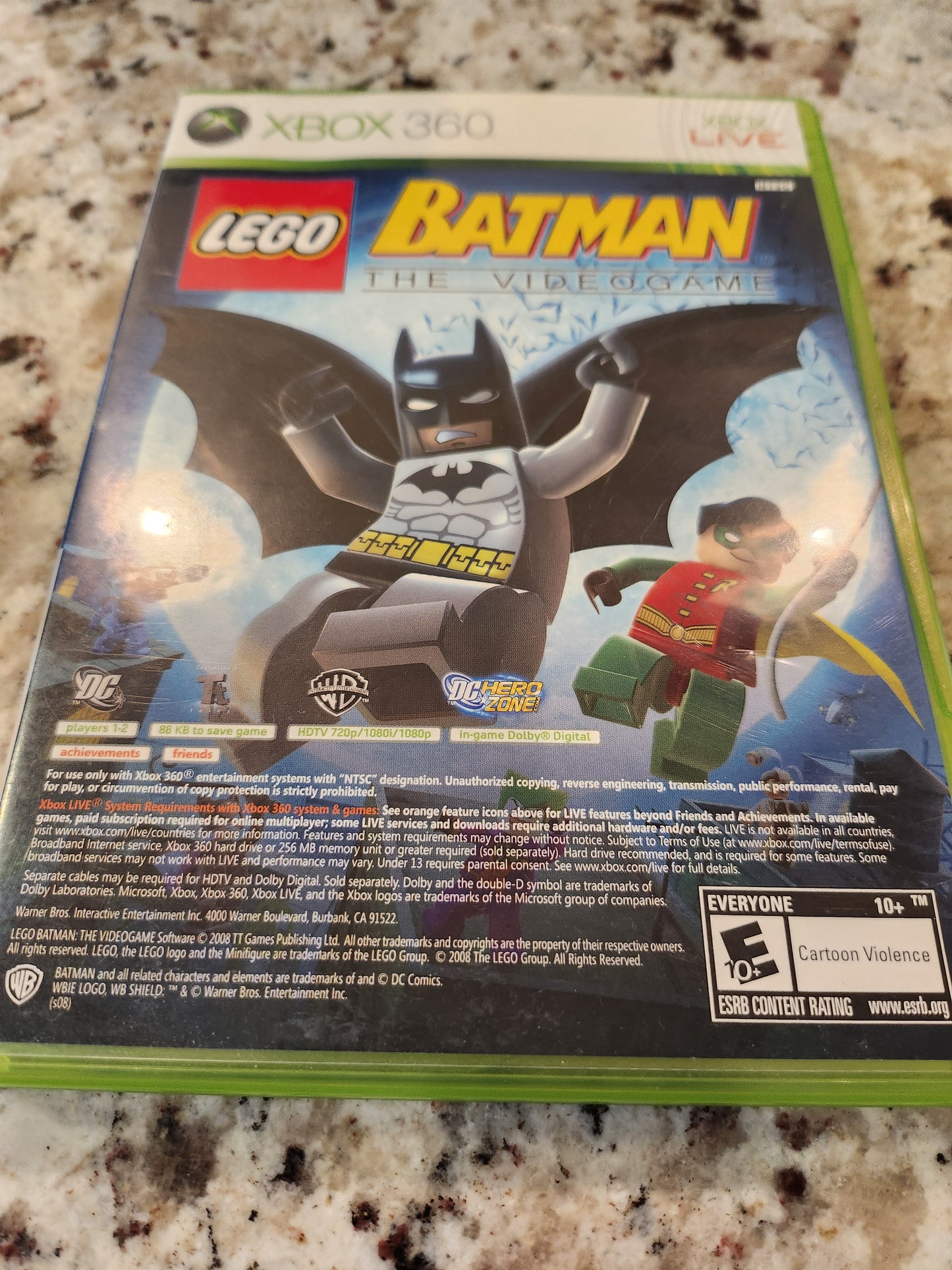 Lego batman the videogame/pure double pack xbox360