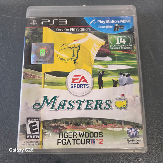 Masters Tiger Woods PGA Tour 12 NFR