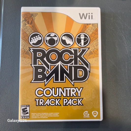 Rock band country track pack wii