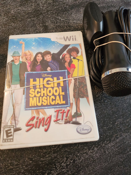 Disney high school musical sing it wii with mic