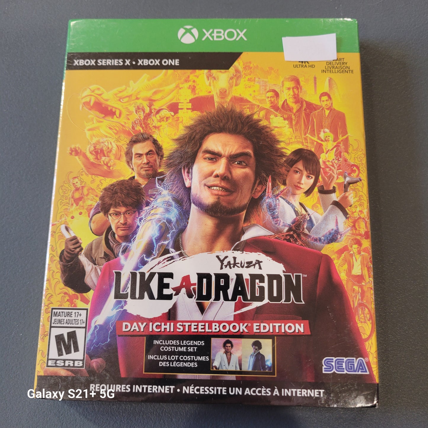 Yakuza Like a Dragon Day Ichi Steelbook edition