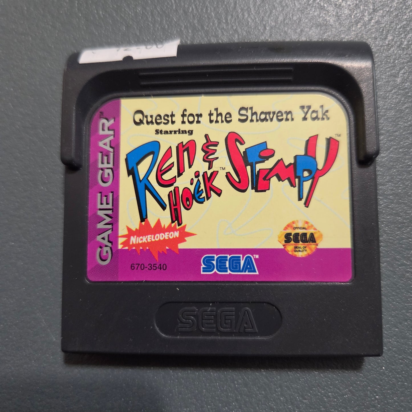 Quest for the Shaven Yak starring Ren & Stimpy Hoëk Game Gear