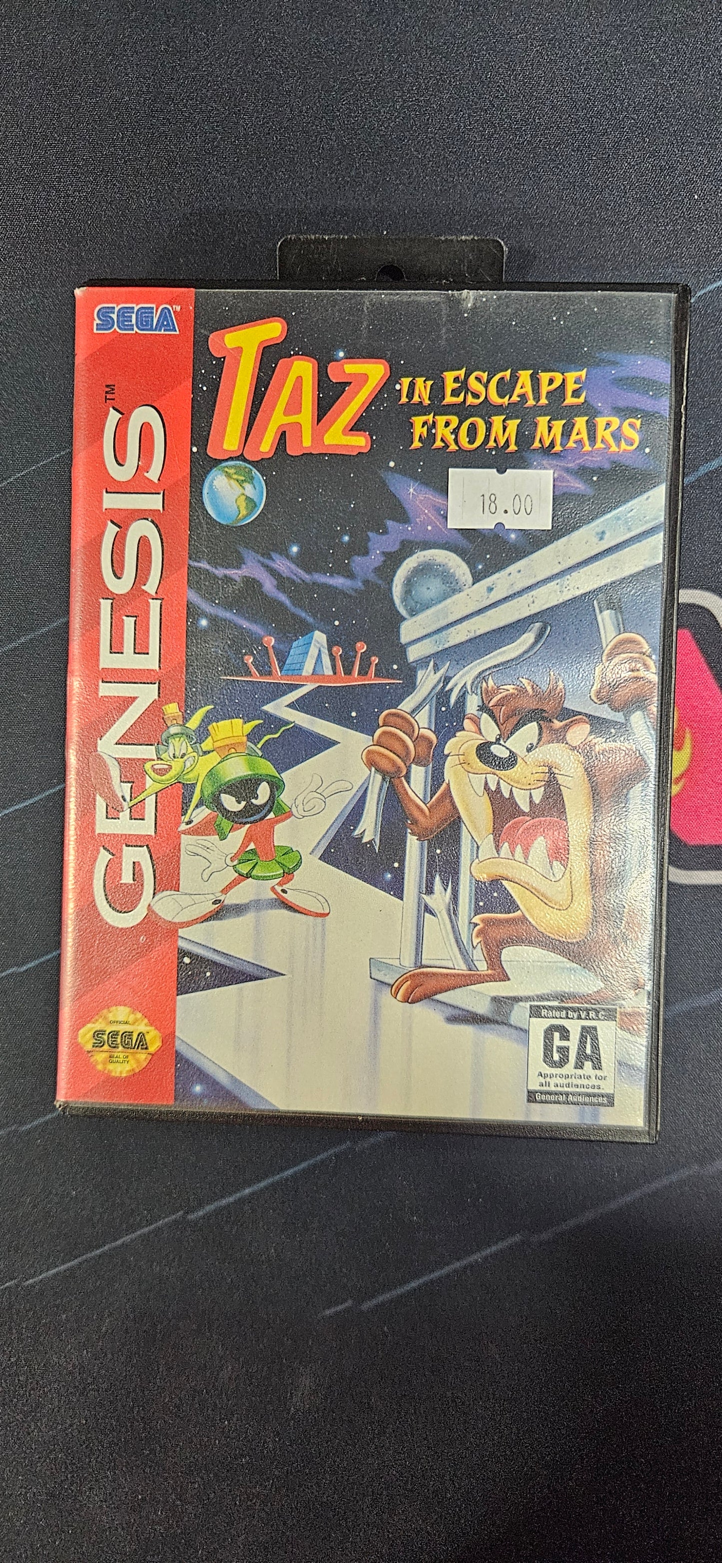 Taz in Escape From Mars