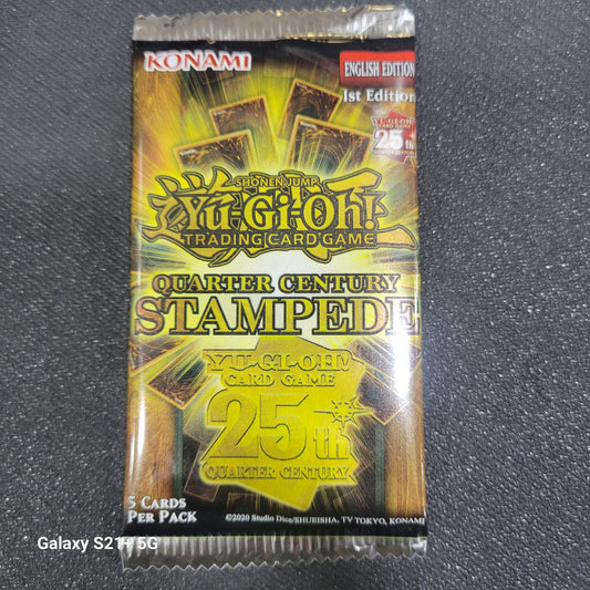 Shonen jump Yu-Gi-Oh Quarter century stampede single pack