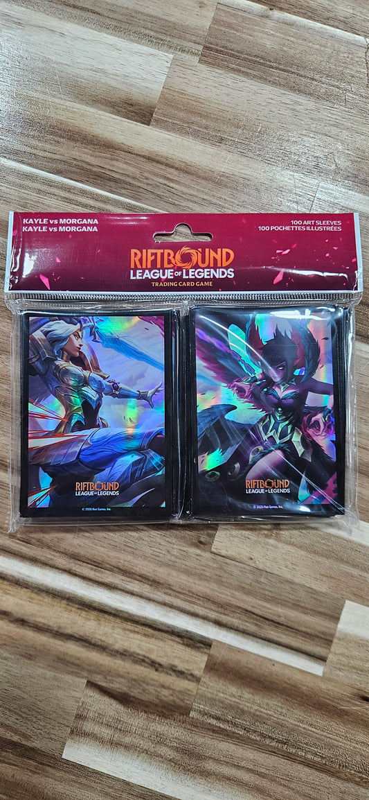League of Legends Riftbound Sleeves Kayle vs Morgana