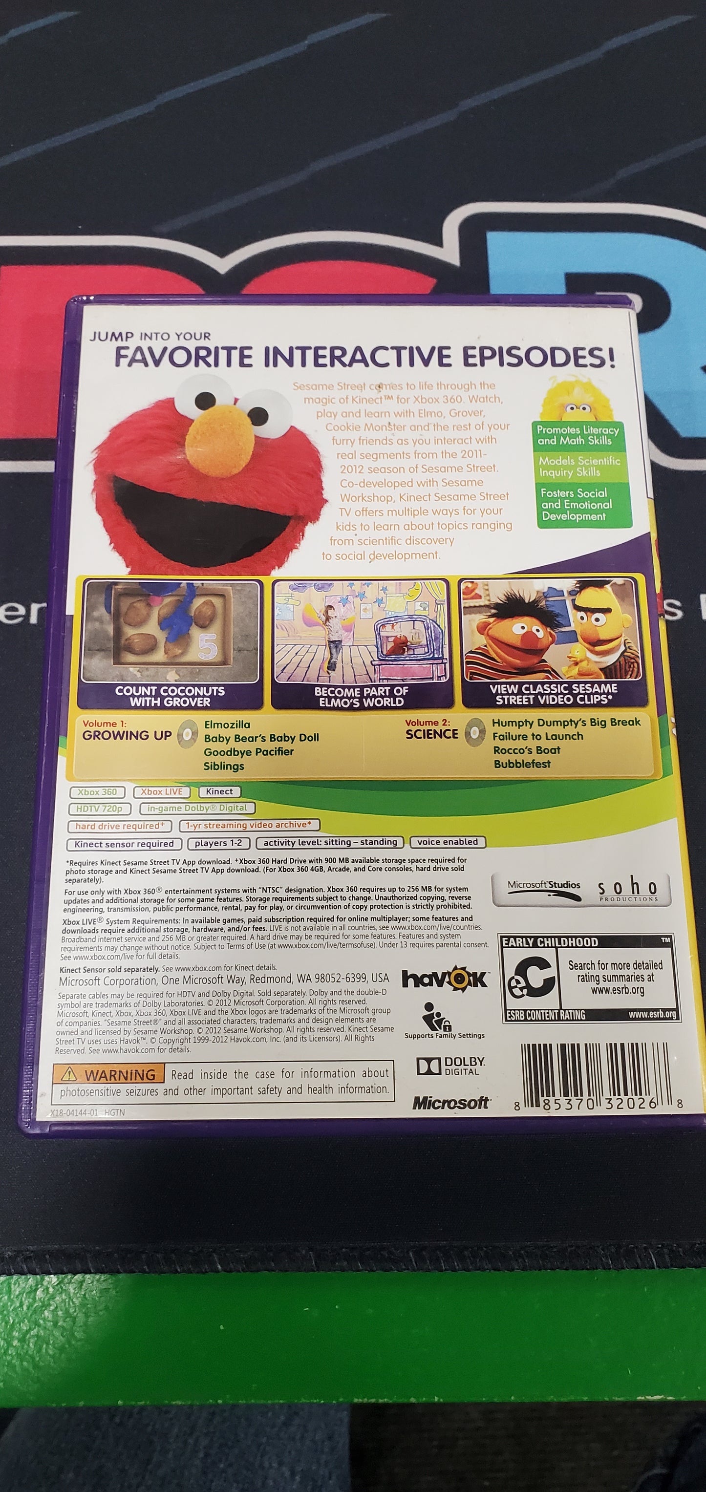 Sesame Street Kinect