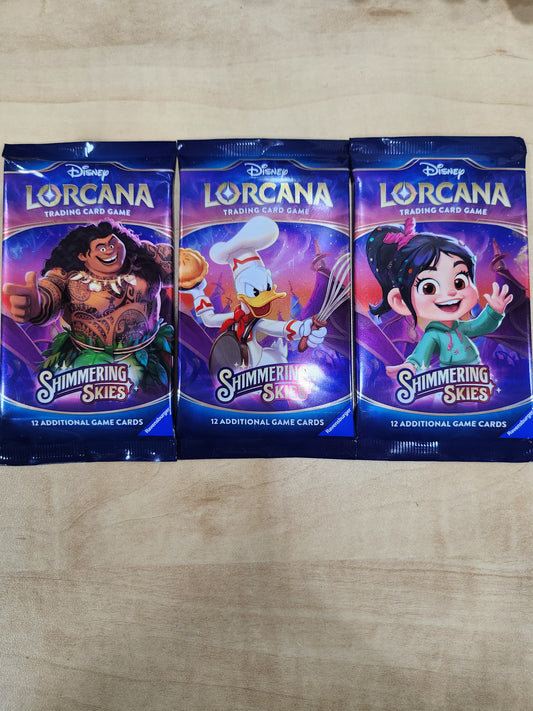 Lorcana shimmering skies booster pack