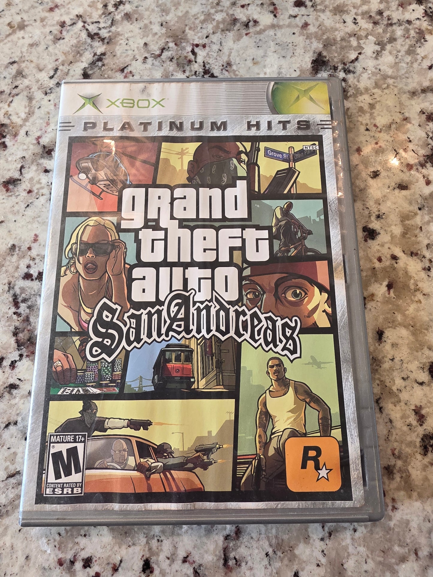 Grand theft auto san Andreas platinum hits xbox