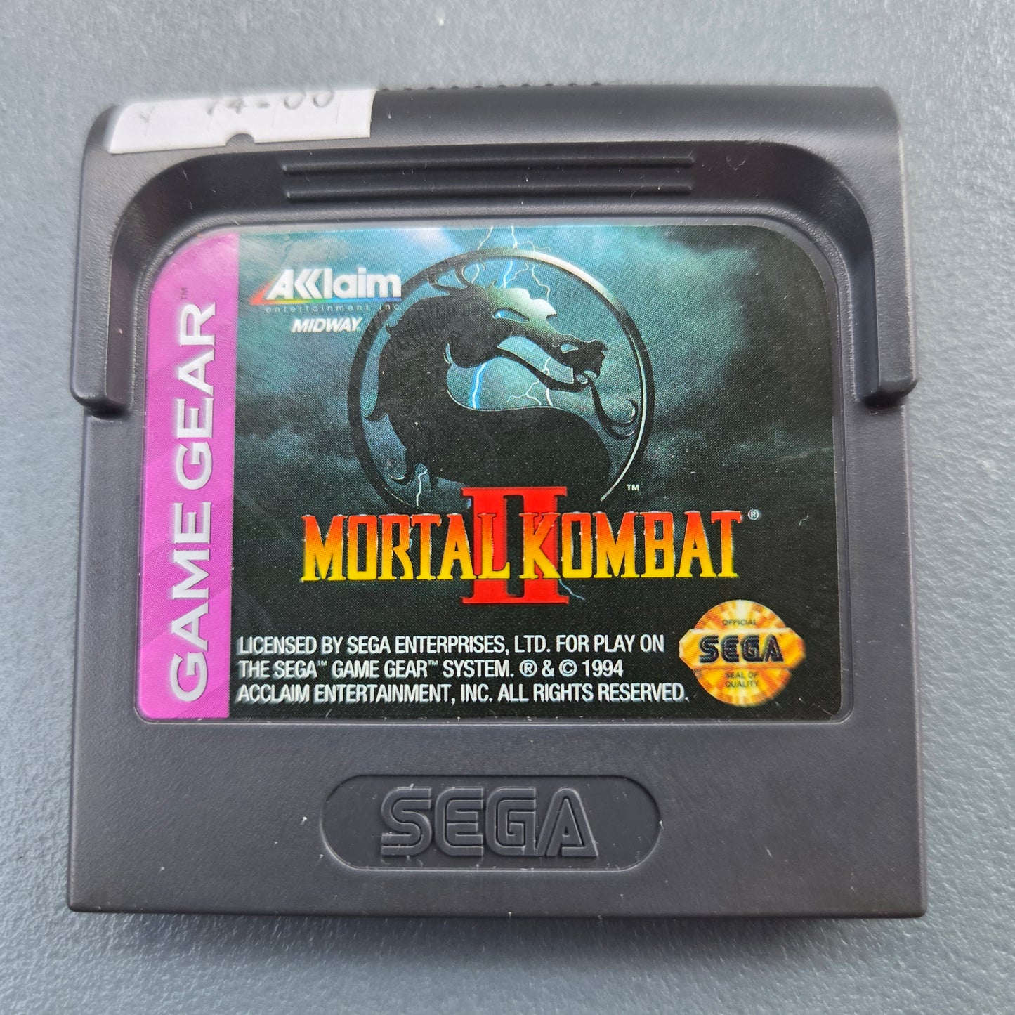 Mortal Kombat 2 Game Gear