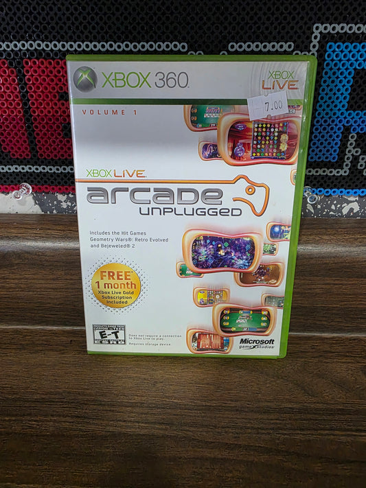 Arcade unplugged volume 1 xbox 360