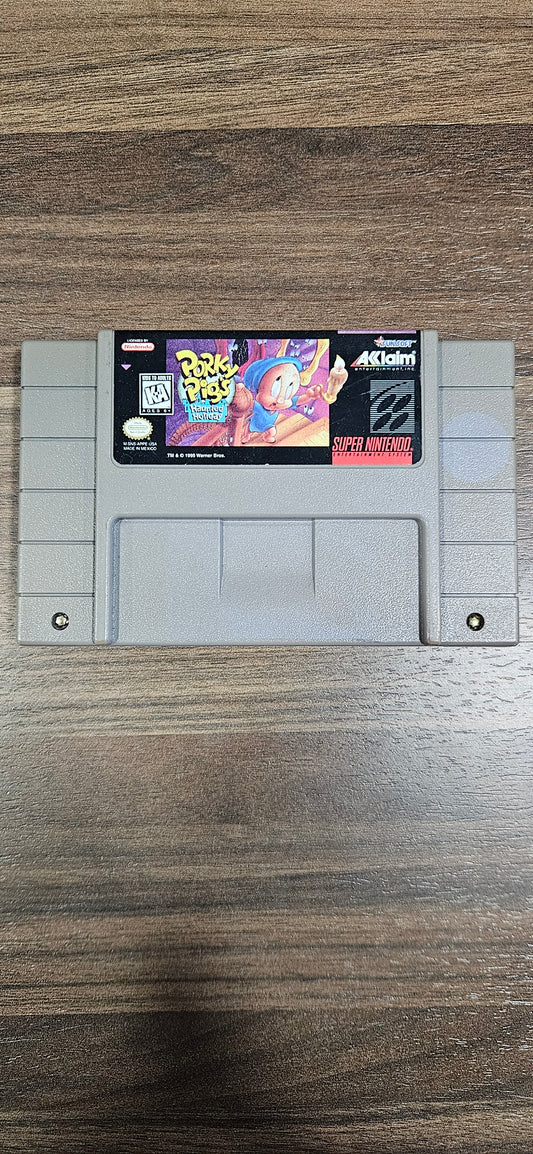 Porky Pig's Haunted Holiday SNES *COSMETIC FLAWS*
