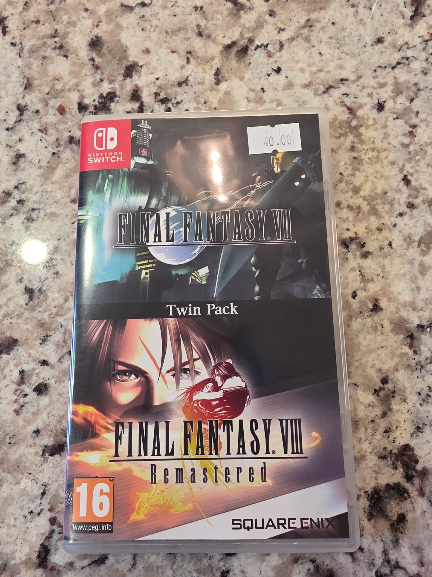 Final fantasy VII final fantasy VIII remastered twin pack switch