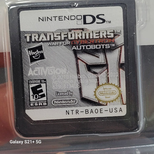 Transformers war for Cybertron Autobots DS